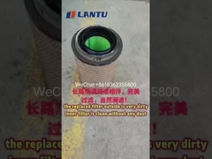 LANTU Truck Filtro de ar substituído o filtro interno parece o novo
