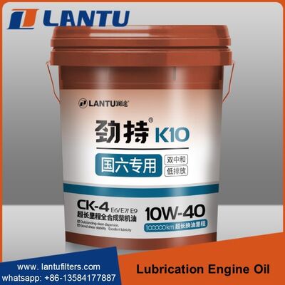 Óleo de motor diesel sintético completo SAE da fonte da fábrica do OEM do óleo de lubrificação do caminhão de LANTU 10W-40